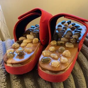Acupressure Reflexology Slides Foot Masssager Pain Relief Slipper Sandals